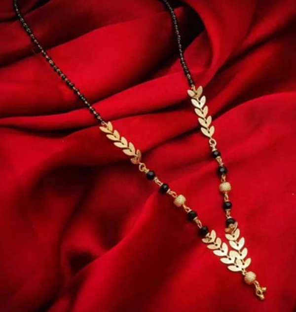 Dream Shades Yellow Gold Dainty Mangalsutra - Multi, Free Size
